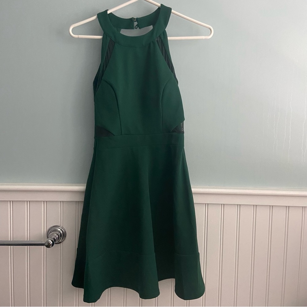 Green formal dress